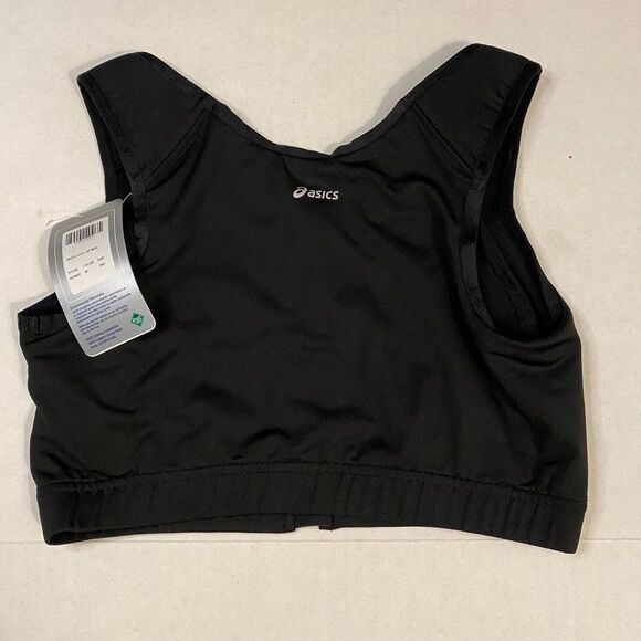 Asics Womens Black Lock Front Zip Sports Bra, Size Medium 36D - Picture 13 of 13